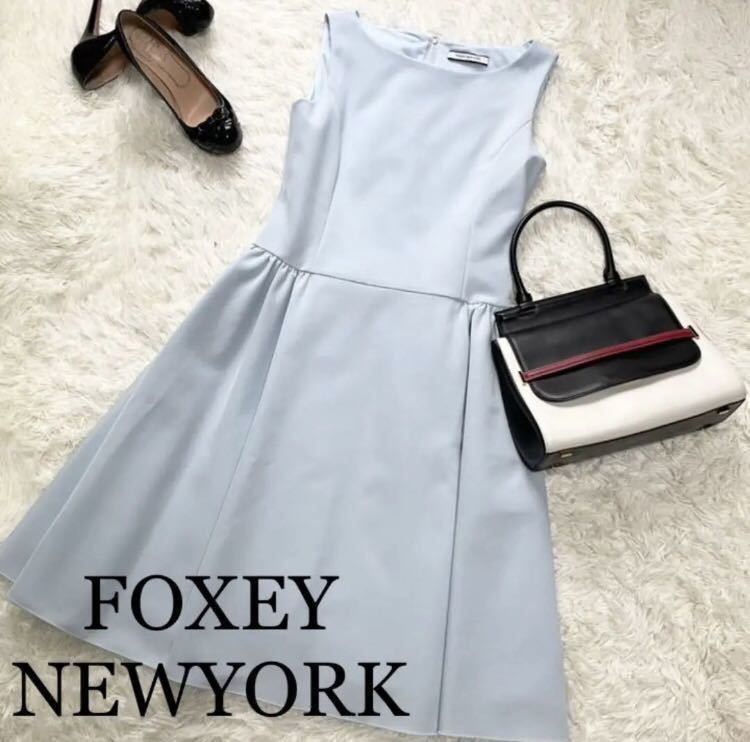 ヤフオク! -「foxey ワンピース 40 ブルー」(女性用) (フォクシー)の