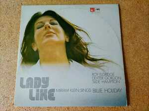 国内盤・LPレコード■ミリアム・クライン(vo)/ビリー・ホリデイを歌う=Miriam Klein Sings Billie Holiday/MPS rec