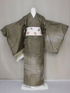  подлинный . Ooshima эпонж выходной костюм нагружать .. кимоно подлинный Ooshima. кимоно не готовый наш магазин ликвидация запасов один пункт только. T0871