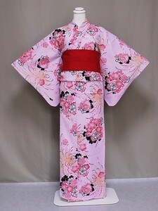  new work woman *... finish yukata for women .. settled yukata wistaria color series ground. ... free shipping X8760-13