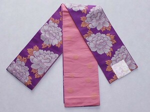 四季織の帯　細帯　ポリエステル帯　長尺帯　日本製　ゆかた帯　送料無料　C4798-01