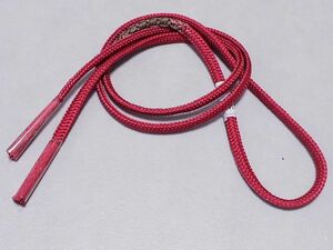 正絹帯〆 Z5434-03 送料無料着物 帯留 ピンク色 帯姿のポイントに 何本あっても欲しい帯じめ　貴女のセンスが変わります　格安正絹帯じめ　