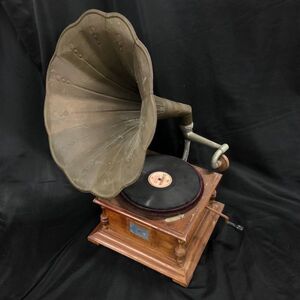 AHK050H His Master's voice ラッパ 蓄音機 アンティーク ジャンク