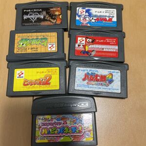 GBA ゲームボーイアドバンスソフト7本セット