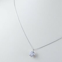 131k番　1.023ｃｔ　本物　DIA　Pt900　プラチナ　大粒　ダイヤ　ダイヤモンド　ネックレス・ペンダント　1.3g　40ｃｍ_画像2