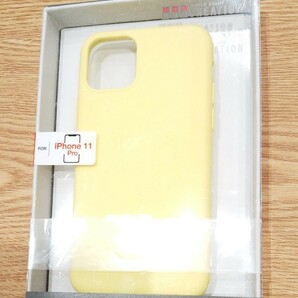 未開封 未使用 iPhone11Pro ラバーソフトケース 888CREATION 背面ケース 黄色 イエロー iPhoneケース