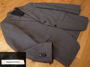 THE SUIT COMPANY COMMUTECH SUIT オールシーズン TOUGH MAX グレー ２釦 ジャケット ブレザー 175ｃｍ 60Drop M相当