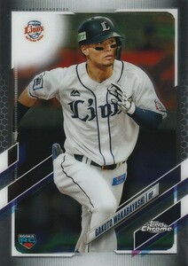 TOPPS 2021 NPB CHROME 若林楽人 151 レギュラーカード