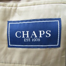 美品 ビッグサイズ 48R XL~ CHAPS テーラード ジャケット ブレザー ウール ブラウン系 チャップス 古着 ビンテージ 2AU2312_画像3