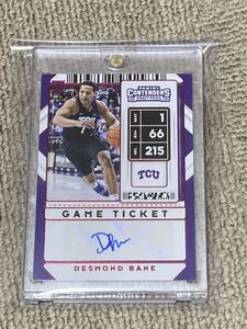 PANINI NBA contnders dfaftpicks 2020-21 desmond bane RC autograph デズモンド　ベイン　直筆サインカード