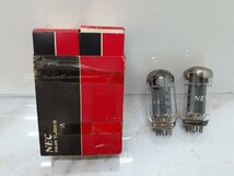 △1472　ジャンク品　オーディオ機器　真空管　NEC　PAIR　TUBES　50C-A10　2本セット_画像1