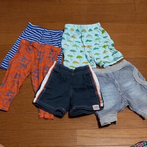 男の子夏物 半ズボン ハーフパンツ 5点セット