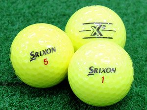 ABランク スリクソン SRIXON X2 イエロー 2020年モデル 30個 球手箱 ロストボール