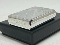 送料無料 ZIPPO[ジッポー] 両面加工 シルバープレートシリーズ No.200SL-B 未使用品_画像3