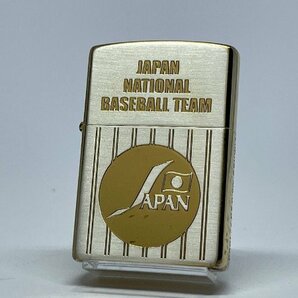 送料無料 ZIPPO[ジッポー] JAPAN NATIONAL BASEBALL TEAM 2007全日本野球会議 未使用品の画像1