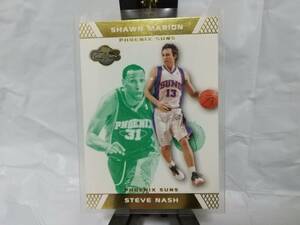 STEVE NASH SHAWN MARION スティーブ・ナッシュ ショーン・マリオン Topps Co-Signers 2007 #13 59枚限定 Phoenix Suns サンズ 黄金期 NBA