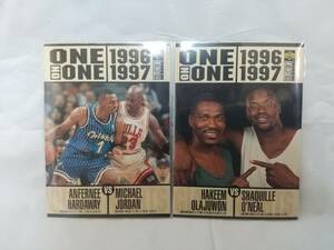 1996-97 UD collector's Choice Michael Jordan Hardaway Shaquille O'Neal Olajuwon #357 358 2枚セット マイケル・ジョーダン NBA