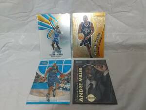 Andre Miller アンドレ・ミラー Topps Pristine 01-02 #46 04-05 #24 FINEST 05-06 #99 他 4枚セット RC NBA Cavaliers Nuggets