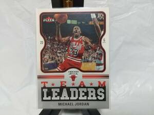 2006-2007 Fleer Team Leaders Michael Jordan #TL-MJ マイケル・ジョーダン Chicago Bulls ブルズ バスケカード