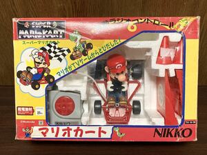 1993 RETRO NIKKO Nintendo SUPER MARIO KART 任天堂 スーパー マリオカート マリオ マリカー スーファミ 電動 ラジコン 電池付き レトロ