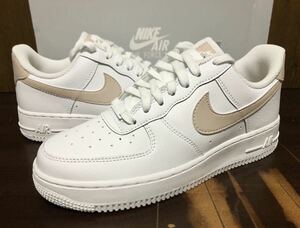 21-летний Nike WMNS Air Force 1 Nike Женские ВВС Кроссовки AF1 [315115-169] Белый белый розовый бежевый