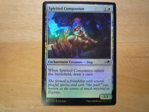 MTG　NEO　神憑く相棒/Spirited Companion　英語　Foil　1枚