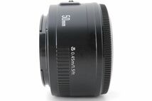 【極美品】Canon EF 50mm F1.8 II キャノン 単焦点レンズ 完動品 8.345_画像9