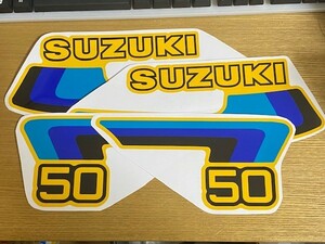 SUZUKI スズキ RM 50 デカール セット 社外 ビンテージ VMX