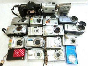 フィルムカメラ デジタルカメラ キヤノン オリンパス など おまとめ セット 昭和レトロ 難あり 長期保管 ノーチェックジャンク品 ■①