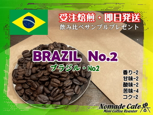 ◆甘さと苦味のコーヒー・水出し・コールドブリュレ・アイスでもホットでも・ブラジル・No2・400g・約26杯分