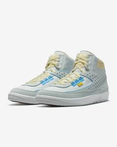 Union × Nike Air Jordan 2 Grey Fog ユニオン ナイキ ジョーダン グレーフォグ US5.5. 24cm スニーカー snkrs aj2 off-white stussy