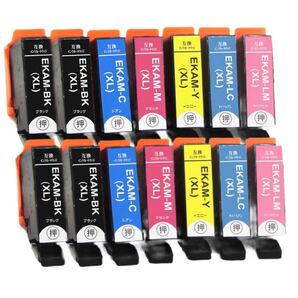 EPSON カメ KAM 用 14個 増量版 互換インク