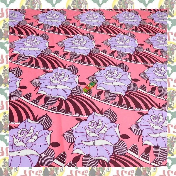 【SALE/180cm x 110cm/2ヤード】アフリカンプリント生地 barg-g53 アフリカ布 アフリカ生地 ゴールドプリント アンカラ キテンゲ パーニュ