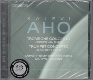 [SACD/Bis]K.アホ(19549-):トロンボーン協奏曲(2010)他/J.v.ライエン(tb)&M.ブラビンズ&アントワープ交響楽団 2015.7