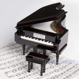 G025* grand piano. music box miniature feeling of luxury music antique interior gift decoration ornament objet d'art 