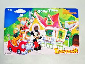  unused telephone card Disney Tokyo Disney Land /TE-59
