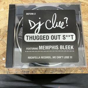 シ● HIPHOP,R&B DJ CLUE FEAT MEMPHIS BLEEK - THUGGED OUT S**T シングル,RARE! CD 中古品