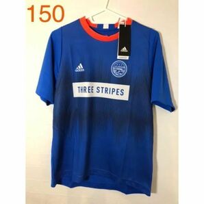 ラスト1【新品】【サイズ：150】adidasキッズＴシャツ(インスパイアTOKYO青)