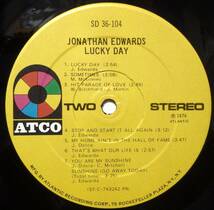 【SW463】JONATHAN EDWARDS 「Lucky Day」, ’74 US Original　★SSW/ブルーグラス/フォーク_画像5