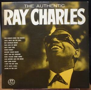 【DS277】RAY CHARLES 「The Authentic (これがレイ・チャールズだ)」, ’62 JPN mono comp./初回盤 170g　★R&B/ソウル