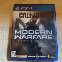 美品 PS4 Play Station 4 コールオブデューティ モダン ウォーフェア CALL OF DUTY MODERN WARFARE 送料定形外250円発送 状態良好 [Ka]_画像1