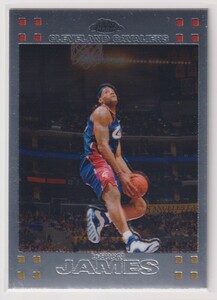 NBA LEBRON JAMES 2007-08 Topps Chrome BASKETBALL No. 23 レブロン ジェームス レイカーズ トップス クローム LOS ANGELES LAKERS