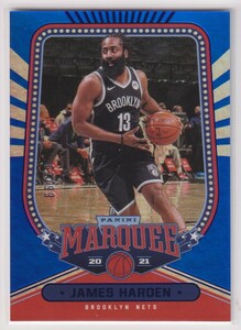 NBA JAMES HARDEN 2020-21 PANINI Chronicles MARQUEE No. 262 BLUE BASKETBALL /99 枚限定 ジェームズ・ハーデン
