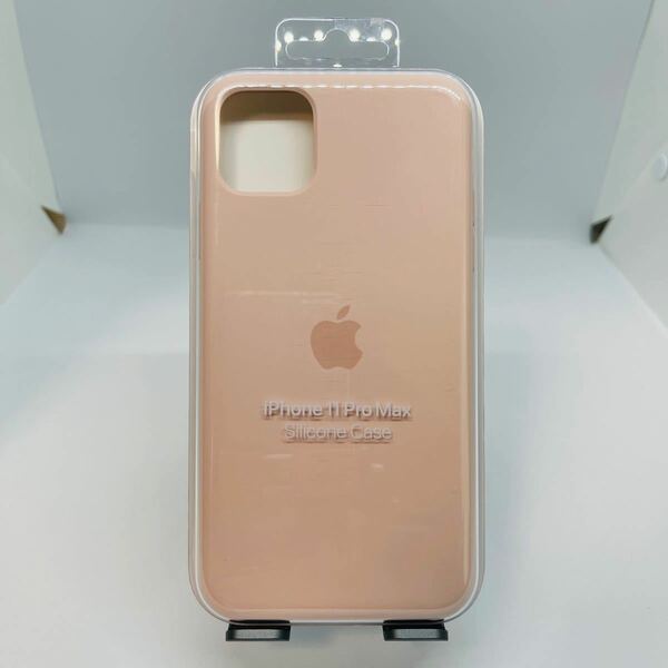 【新品未開封】Apple純正　iPhone 11 Pro Max シリコンケース ピンクサンド
