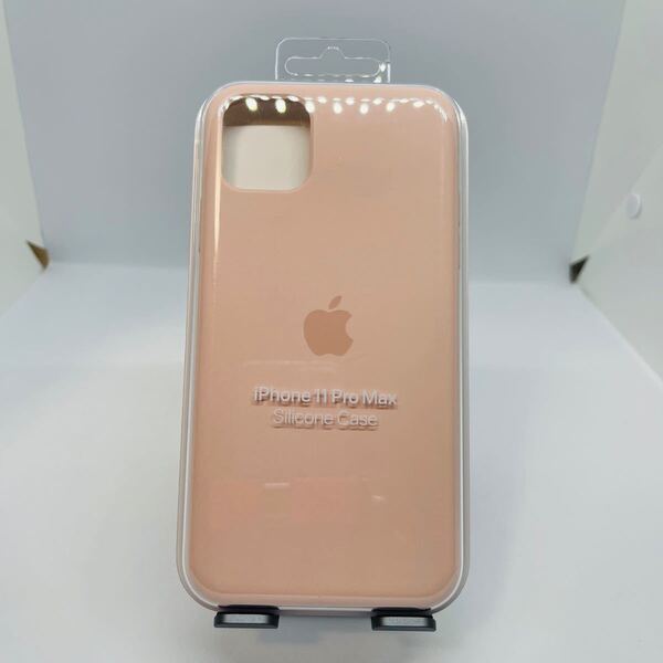 【新品未開封】Apple純正 iPhone 11 Pro Max シリコンケース ピンクサンド