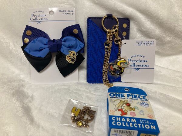USJ ワンピース コラボ サンジ ヘアクリップ チケットホルダー チャーム