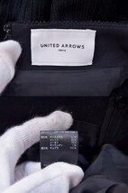 UNITED ARROWS ユナイテッドアローズ コーデュロイ　ロングスカート 40 ブラック_画像6