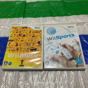 Wiiスポーツ＋Wiiミュージック　2本セット