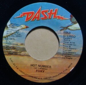 Disco◆USオリジ◆Foxy - Hot Number / Call It Love◆Hot Numbers◆Dash / 5050◆7inch/7インチ/試聴/超音波洗浄