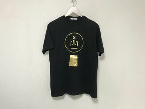 本物ピーピーシーエムPPCMコットンプリント半袖Tシャツメンズ黒ブラック1Sビジネススーツストリートアメカジサーフ日本製